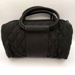 Vera Bradley Black Microfiber Bangle Bag